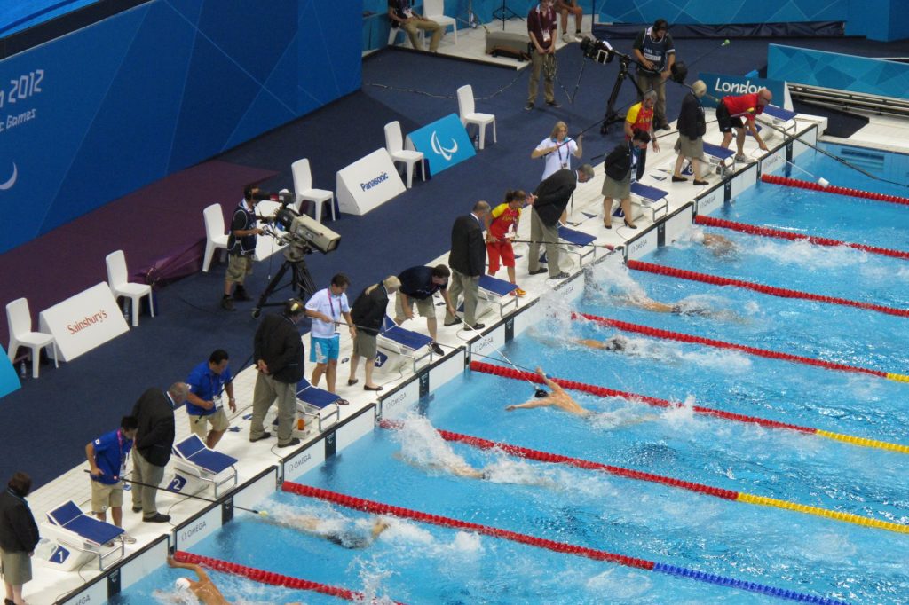 Paralympic Swimmers Battle for Medals in Tight Racing Margin
