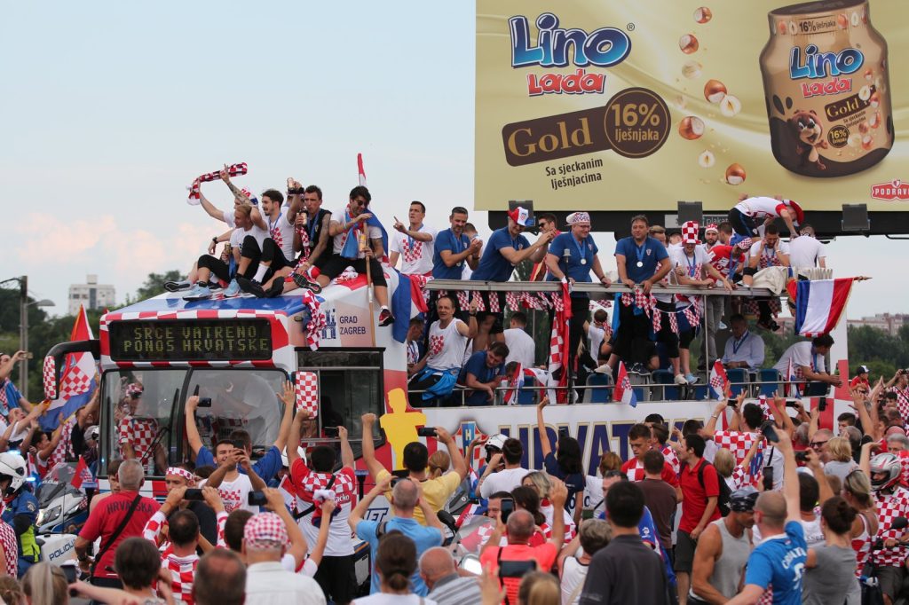 Croatian soccer fans take over American couples wedding shoot