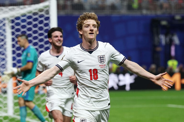 England striker scores decisive semi-final goal for England