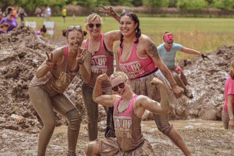 Heaton Park transforms into muddy battleground for Race for Life