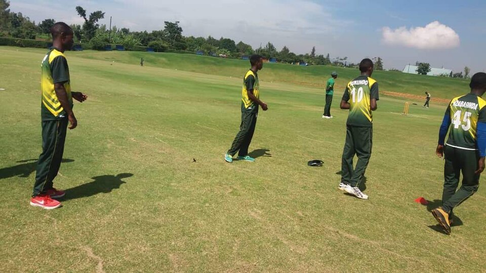 Cricket Players In Training